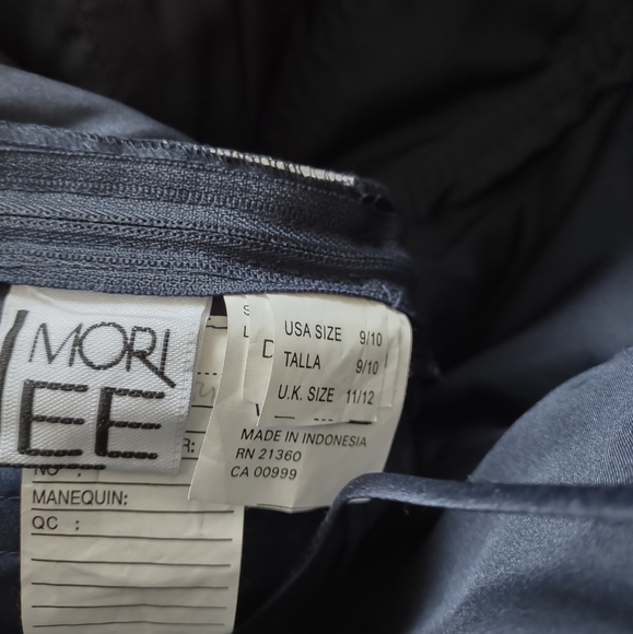 New🎀Mori Lee Madeline Gardner embroidered corset lace up maxi gown - Picture 10 of 13